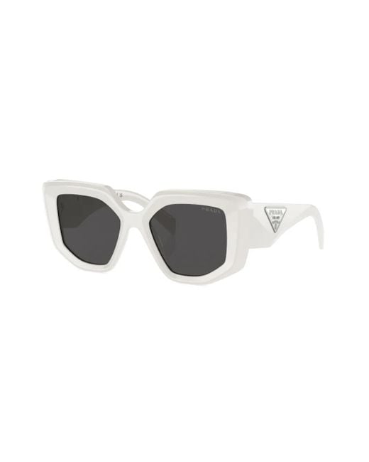 Prada Gray Cat-Eye Frame Sunglasses