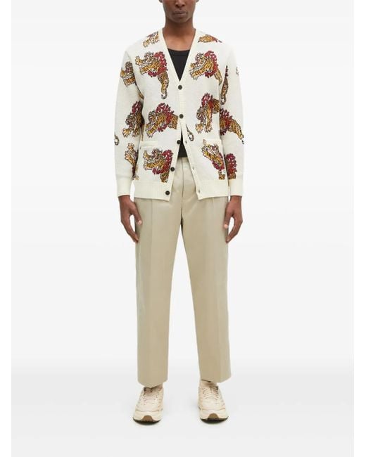 Wacko Maria Plissierte Hose in Natural für Herren
