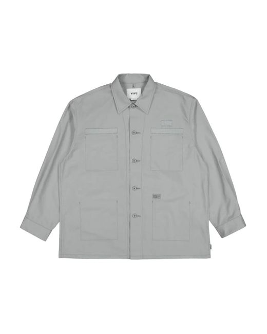 Chemise En Coton À Poches Multiples (w)taps pour homme en coloris Gray