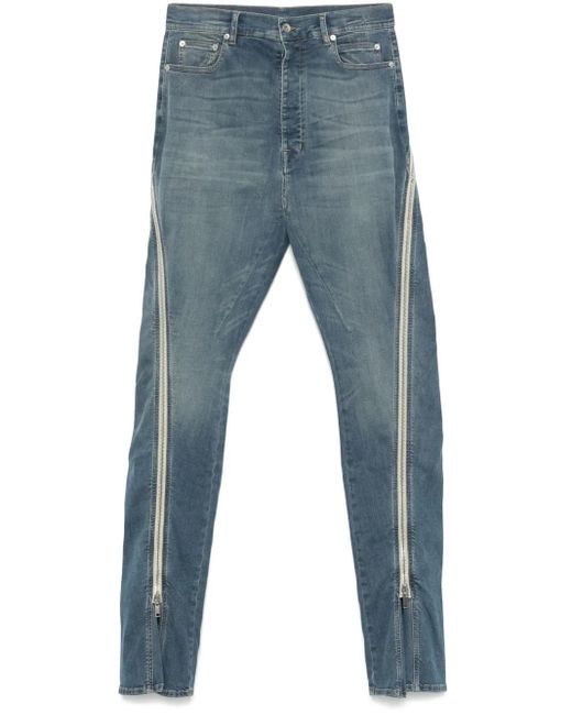 Vaqueros Bolan Banana Rick Owens de hombre de color Blue