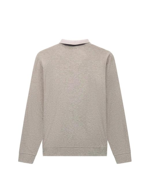 Giorgio Armani Gray Long-Sleeve Sweater for men