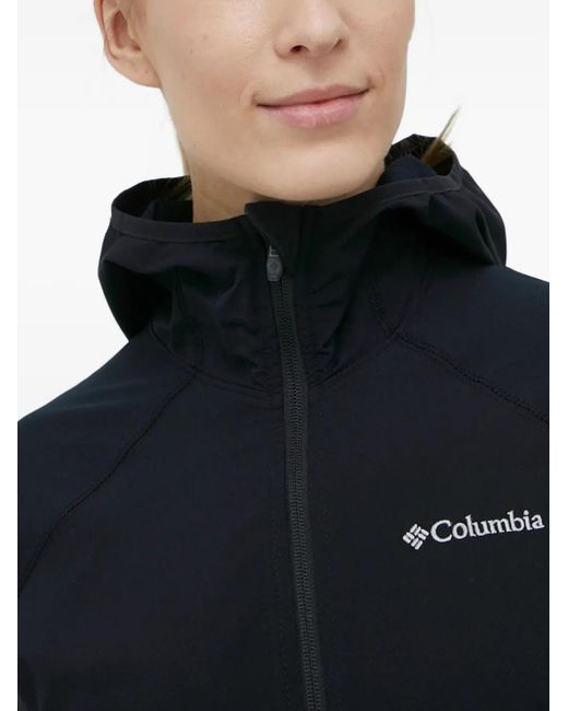 Columbia Blue Hooded Lightweight Jacket