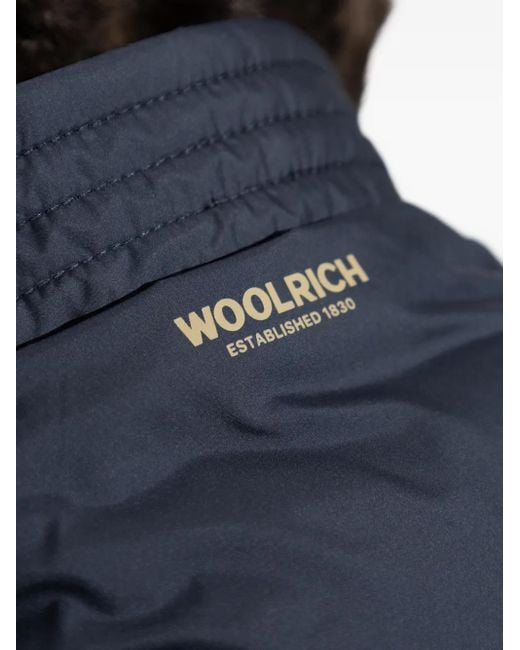 Woolrich Blue Cloud Parka for men