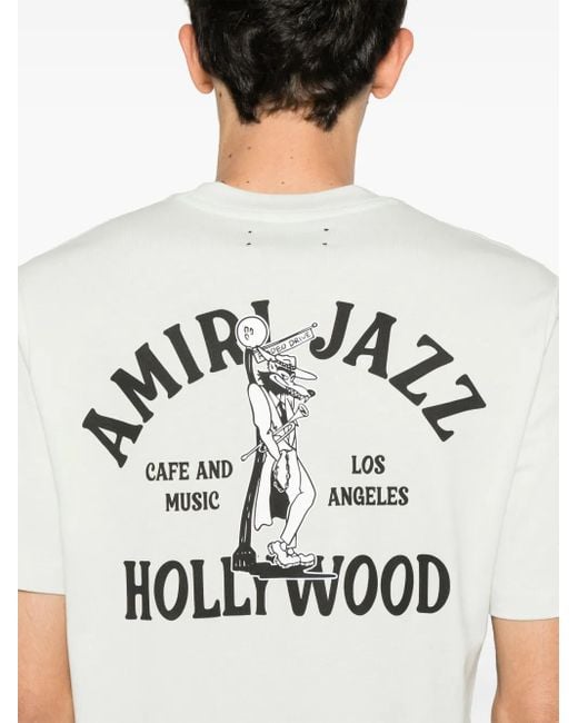 Amiri メンズ ホワイト ロゴ Tシャツの通販はau PAY マーケット - 輸入