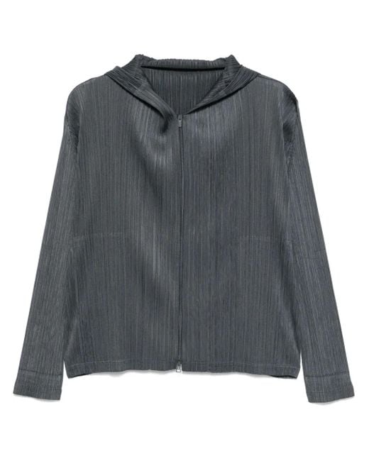 Pleats Please Issey Miyake Gray Mc December Jacket
