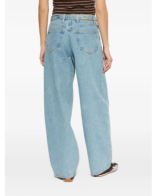 Samsøe & Samsøe Blue Saharper Belted Denim Jeans