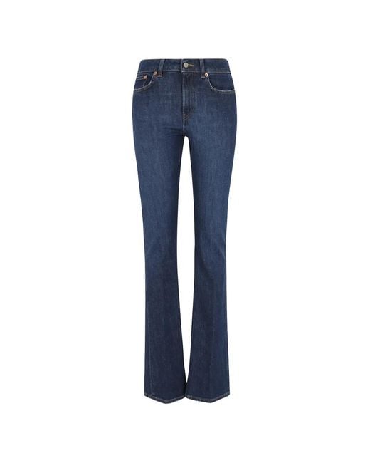 Dondup Blue Five-Pocket Flared Jeans