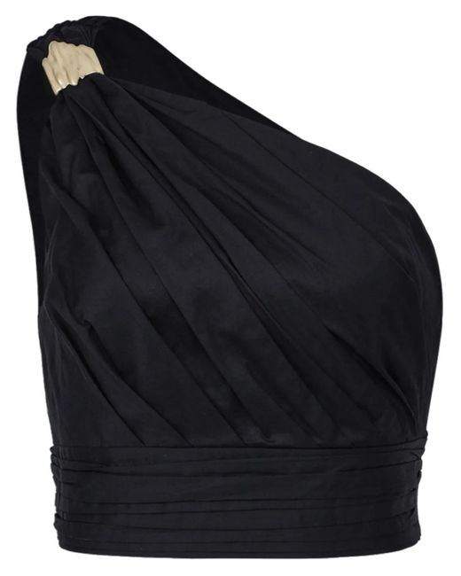 Haut Crop Clarity À Une Épaule Aje. en coloris Blue