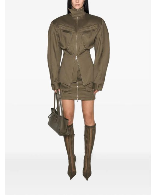 Mugler Green Cargo Jacket