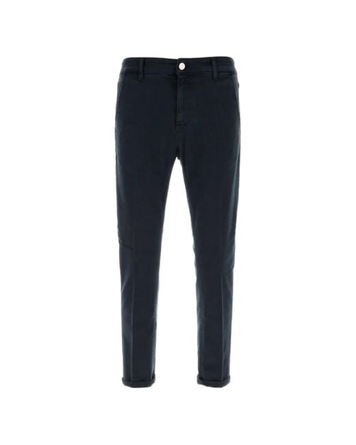 PT Torino Blue Logo-Patch Jeans for men