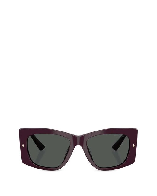 Jimmy Choo Black Gabi Logo Sunglasses