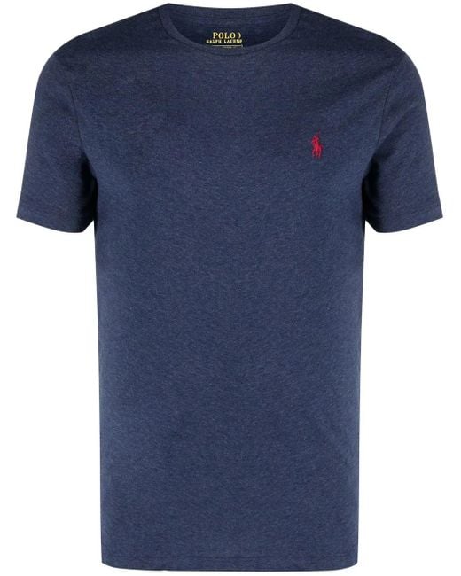 Polo Ralph Lauren Blue Polo-Motif Short-Sleeve T-Shirt for men