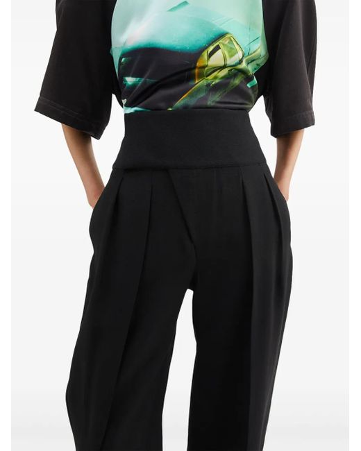 Jil Sander Black Tailored Trousers