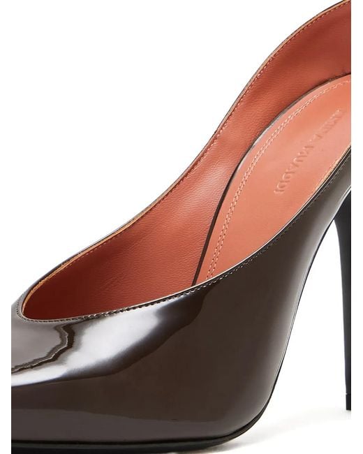 AMINA MUADDI Brown 105Mm Anok Pointed Pumps