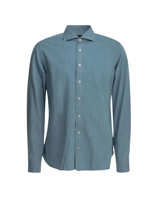 Borriello Blue Chemise En Jean for men