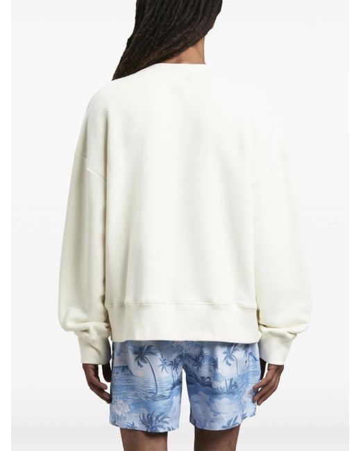 Palm Angels White Sweatshirt for men