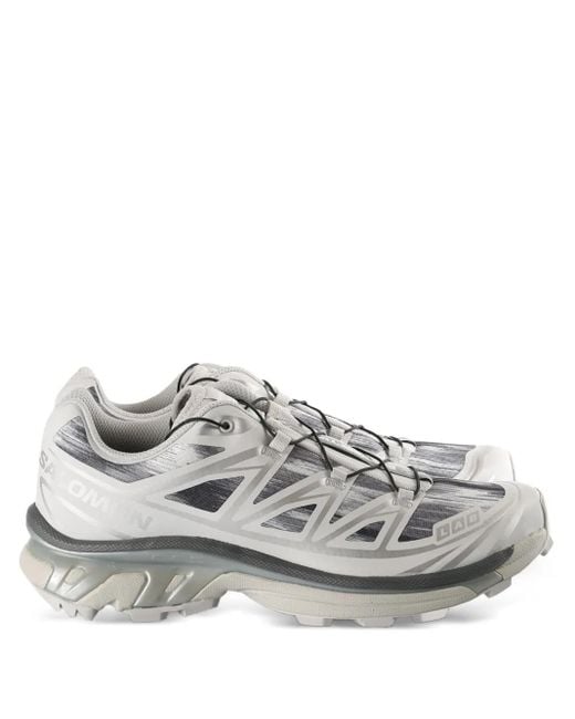 XT-6 Camo patterned sneakers Salomon de color Gray