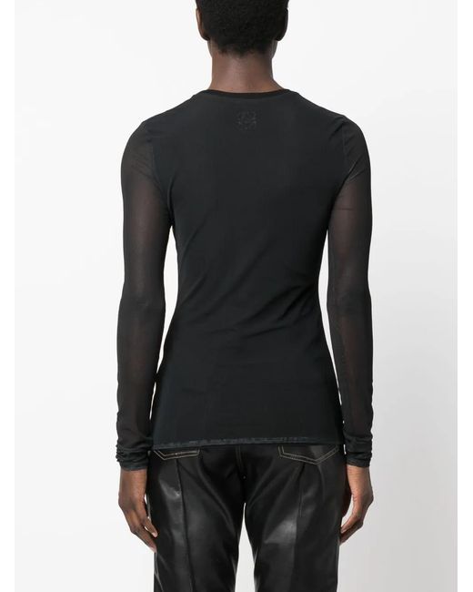 Loewe Black Anthurium Long-Sleeve Top