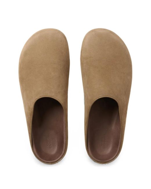 Studio Nicholson Brown Round-Toe Sandals for men