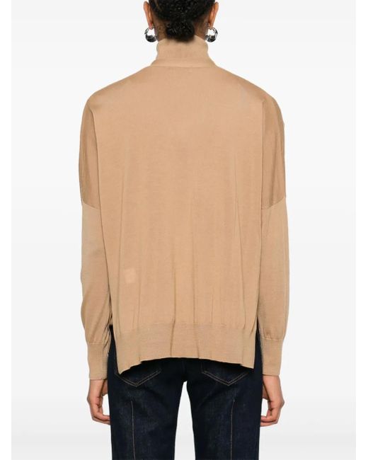 Blanca Vita Natural Fine-Knit Vest And Cardigan Set