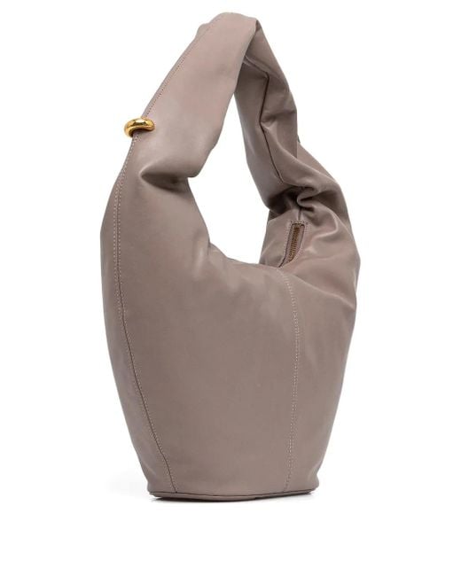 Furla Gray Mini Ring Shoulder Bag