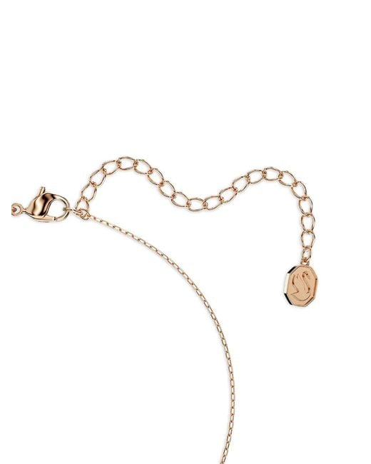 Swarovski White Mesmera Rose- Pear-Drop Necklace