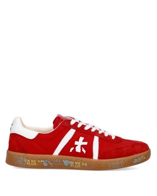 Sneakers Bonnie di Premiata in Red da Uomo