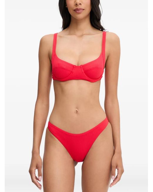 Melissa Odabash Ribbed Underwired Bikini Top