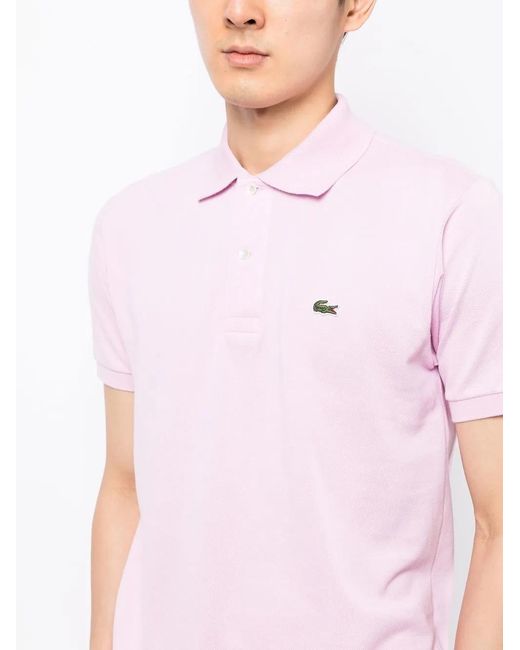 Lacoste Pink Logo Polo for men