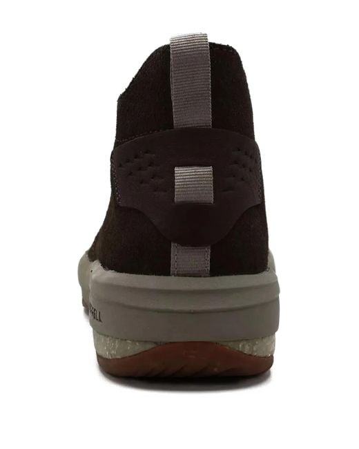 Merrell Brown Lace-Up Mid Trainers for men
