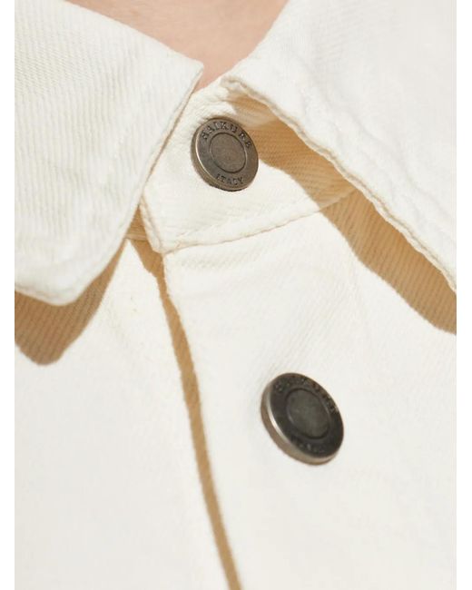 Haikure White Arno Patch Pocket Shirt for men