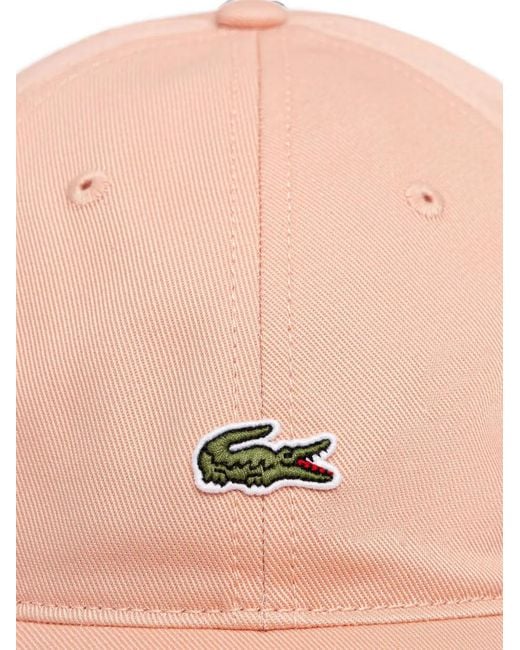 Lacoste Natural Logo-Patch Baseball Cap