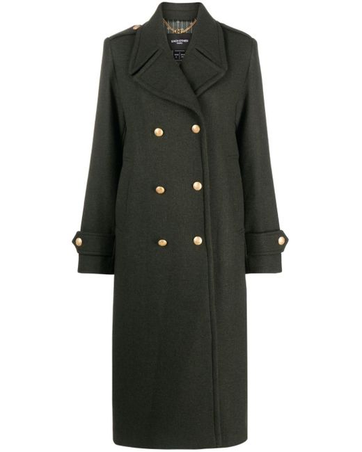 Each x Other Black Double-breasted Tailored Coat