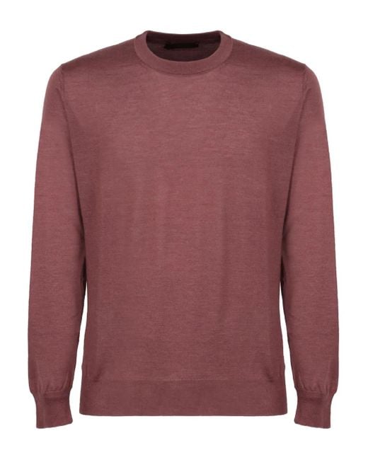 Pull À Col Rond Slowear pour homme en coloris Red