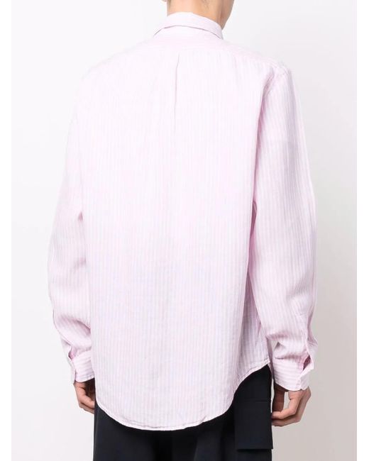 Polo Ralph Lauren Pink Light And Linen Shirt for men