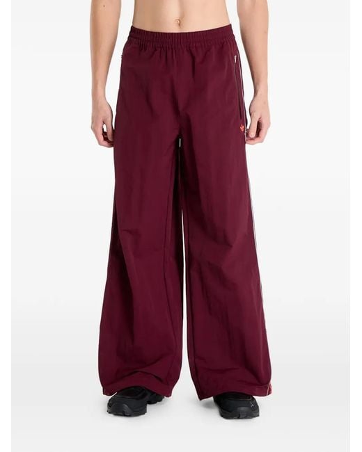Adidas Red Venice Side Stripe Trousers