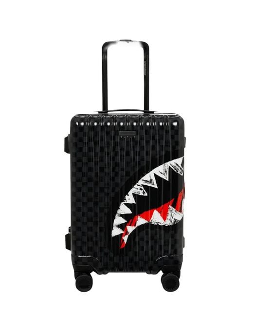 Sprayground Black Sharks Paris Suitcase for men