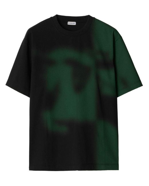 T-shirt EKD bicolore di Burberry in Green da Uomo