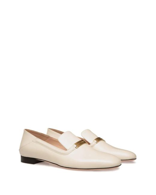 Bally Natural Deco Ballet Flats