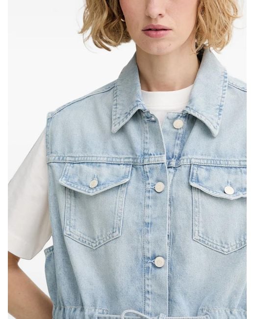 Marc O' Polo Blue Drawstring Denim Jacket