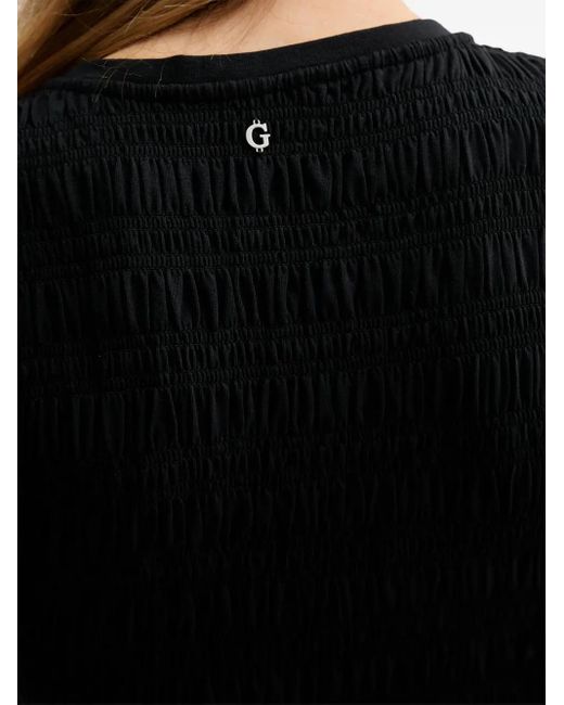 Guess ラッフルヘム ミニドレス Black