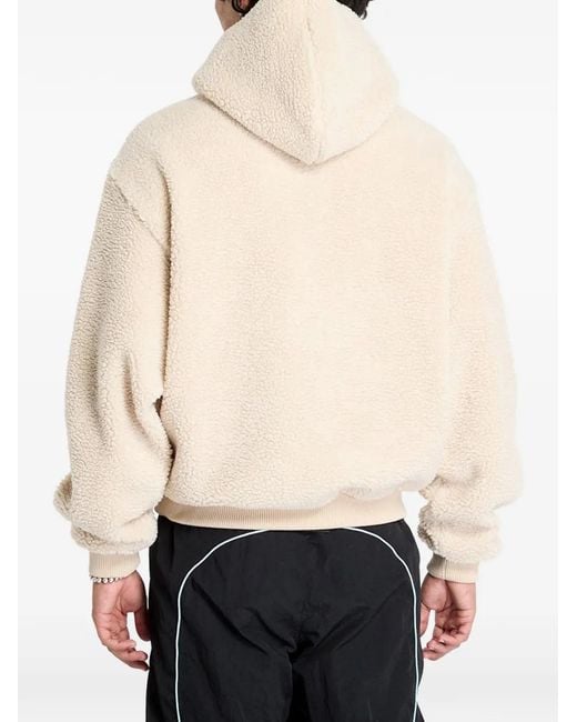 Karlkani Natural Logo-Patch Hoodie for men