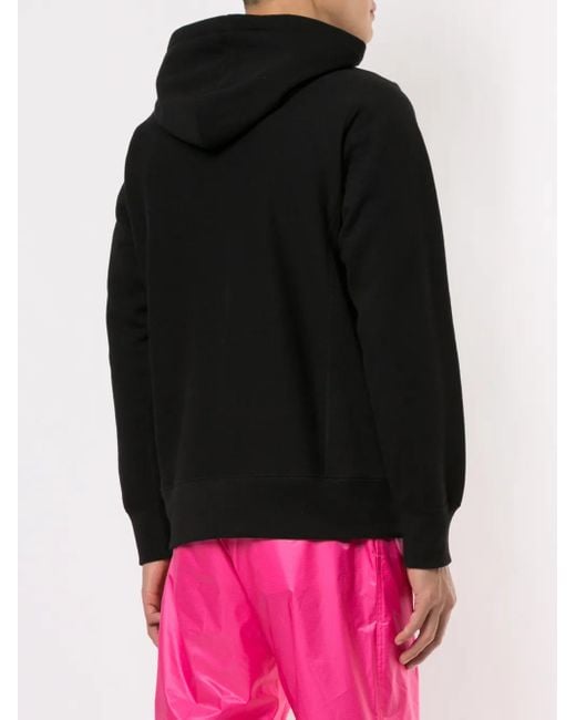 Supreme Black X Commes Des Garçons Logo-Print Hoodie for men