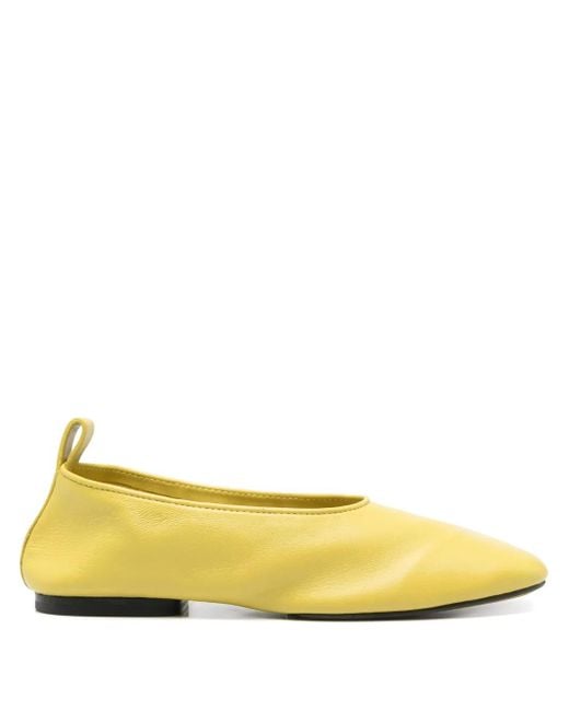 Soeur Yellow Bala Ballerina Shoes