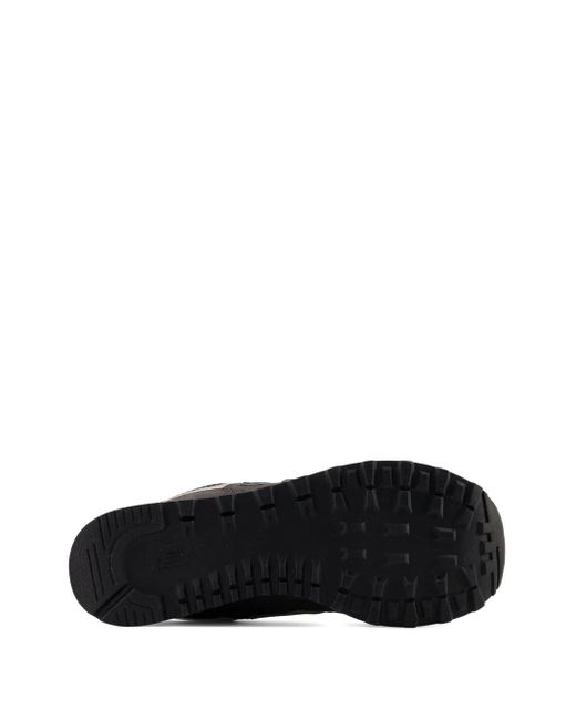 New Balance Black 574 Logo-Patch Sneakers for men