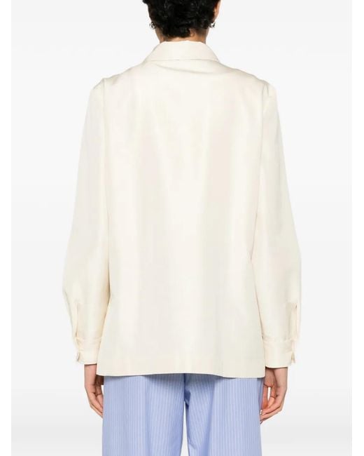 The Row Lucetta Blouse in het White