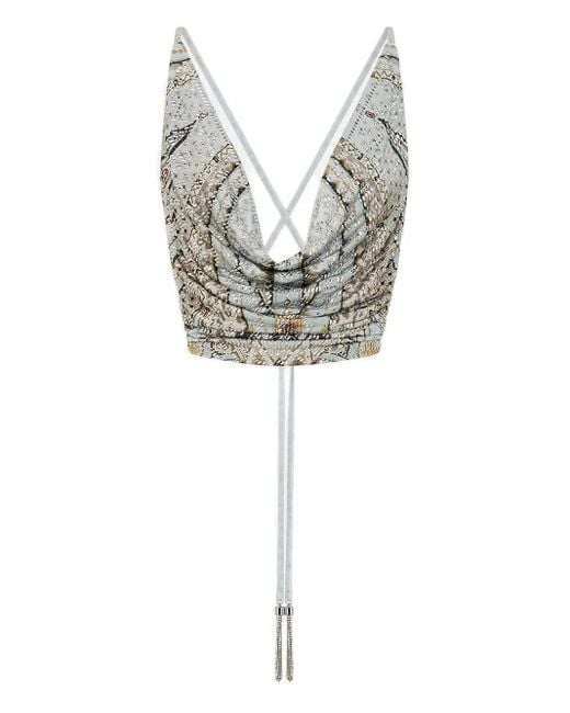 Camilla カウルネック トップ White