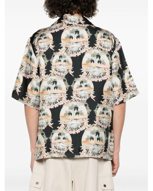 Amiri Bowlingshirt Met Print in het Multicolor voor heren