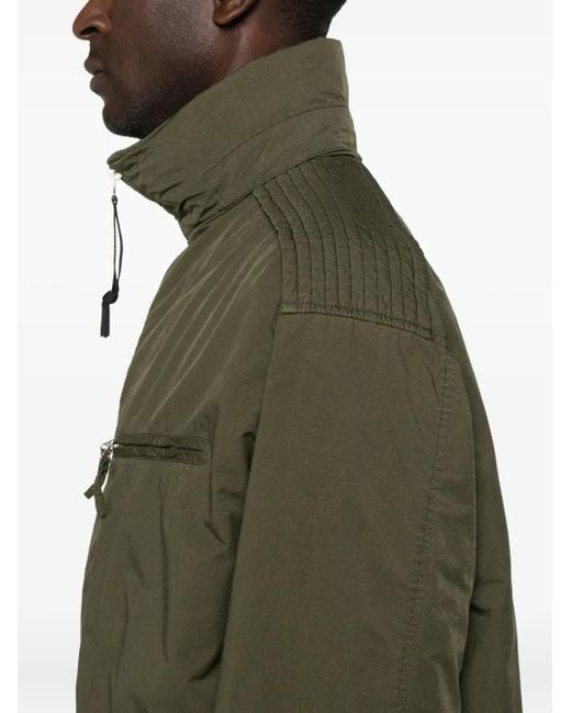 Aspesi Green Zip-Up Flap-Pocket Jacket for men