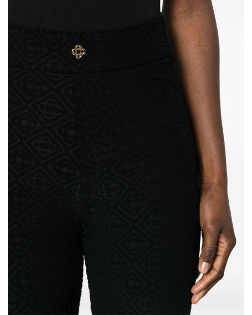 Casablancabrand Stirrup legging Met Logo-reliëf in het Black